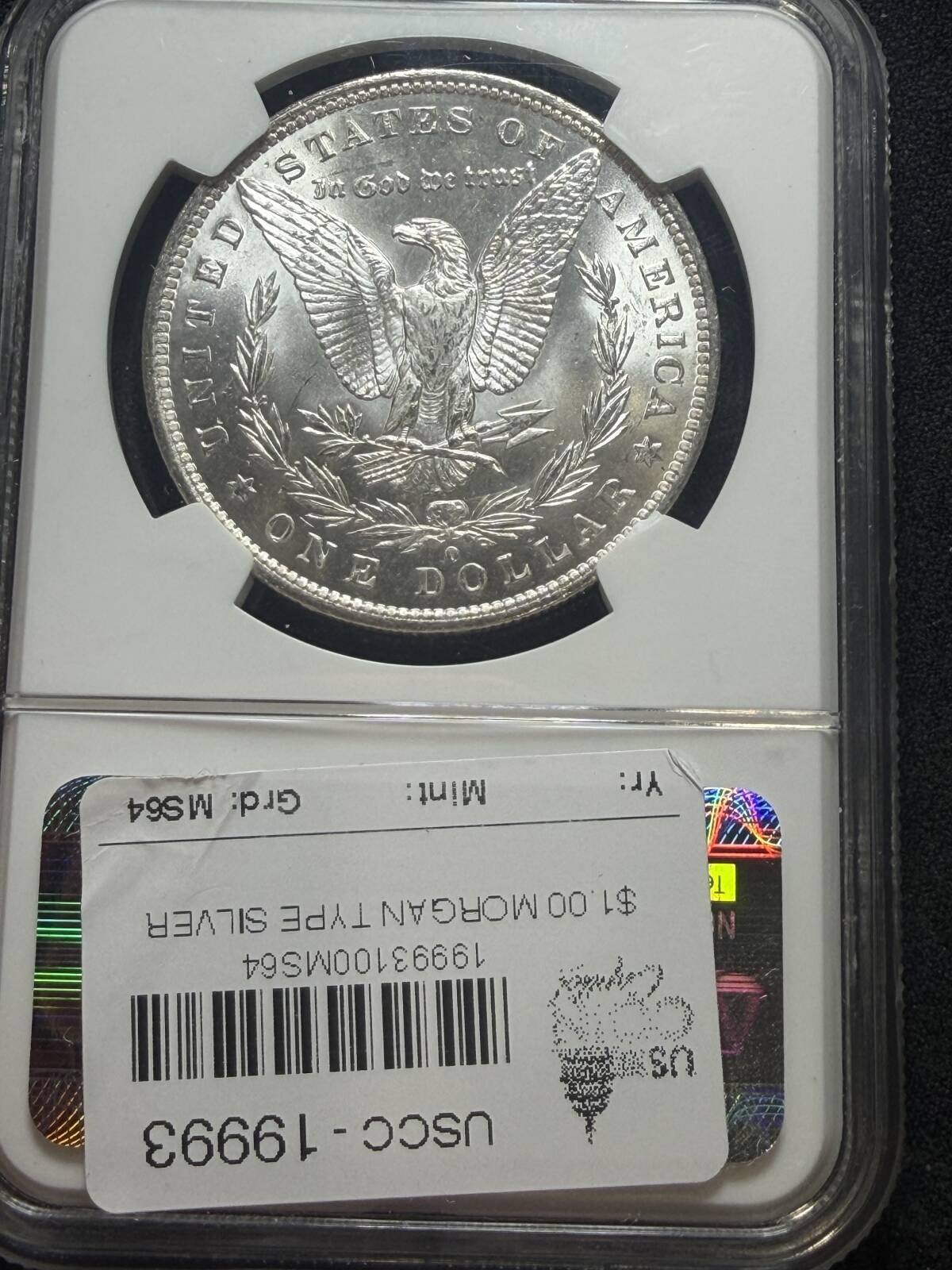 1884 O Morgan Silver Dollar NGC MS-64