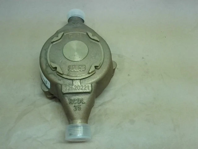 Badger RCDL 35 Water Meter Bronze Valve 1" NPT-New No Box