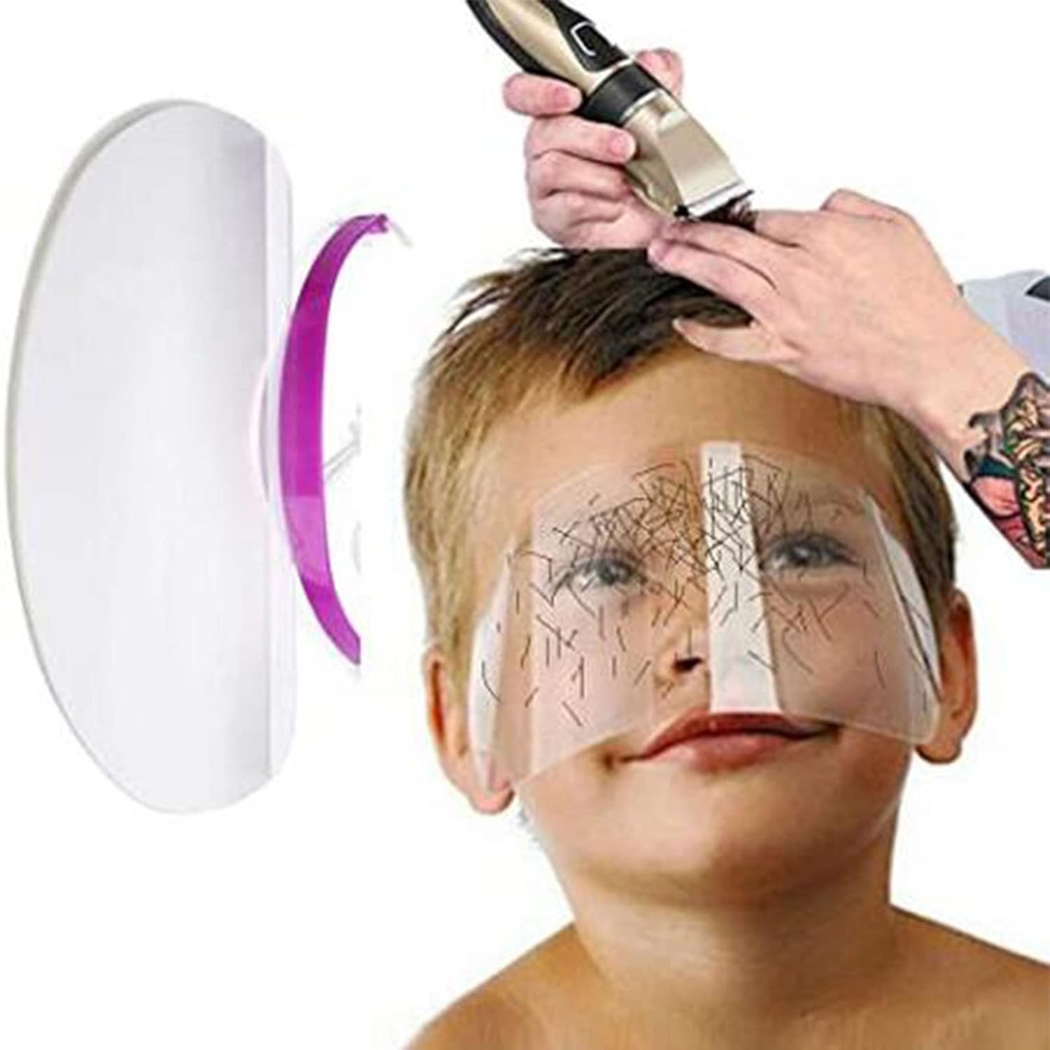 50Pcs Disposable Face Shield Hair Salon Face Cover Barber Supplies Transparent P