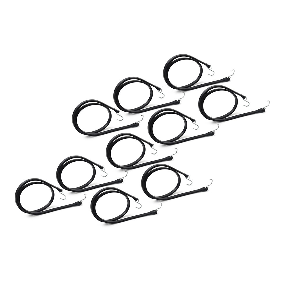 41" Heavy Duty Rubber Tarp Straps Tie Down Bungee Cords With Hooks