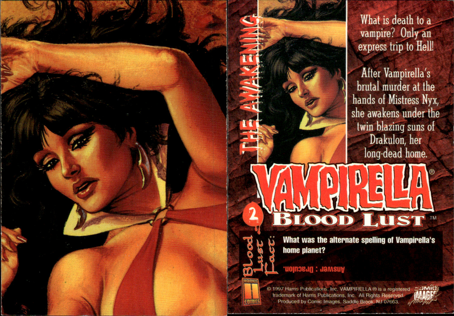 1997 Comic Images Vampirella Blood Lust #1-72 ~ Choose Your Card