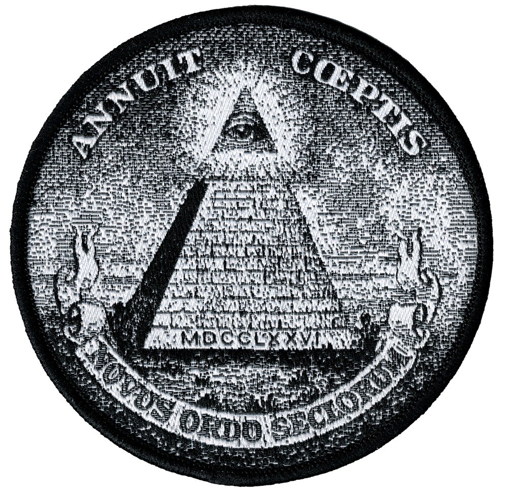 ANNUIT COEPTIS PATCH GREAT SEAL UNITED STATES embroidered iron-on EYE PROVIDENCE
