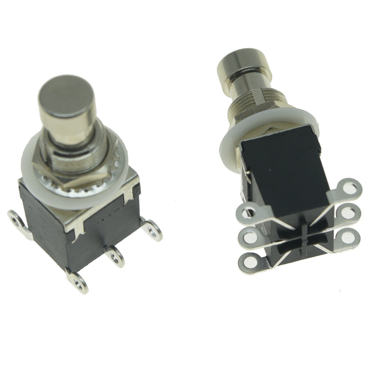 KAISH 2x 6-Pin DPDT Guitar Effects Pedal Latching Stomp Foot Switch Bypass