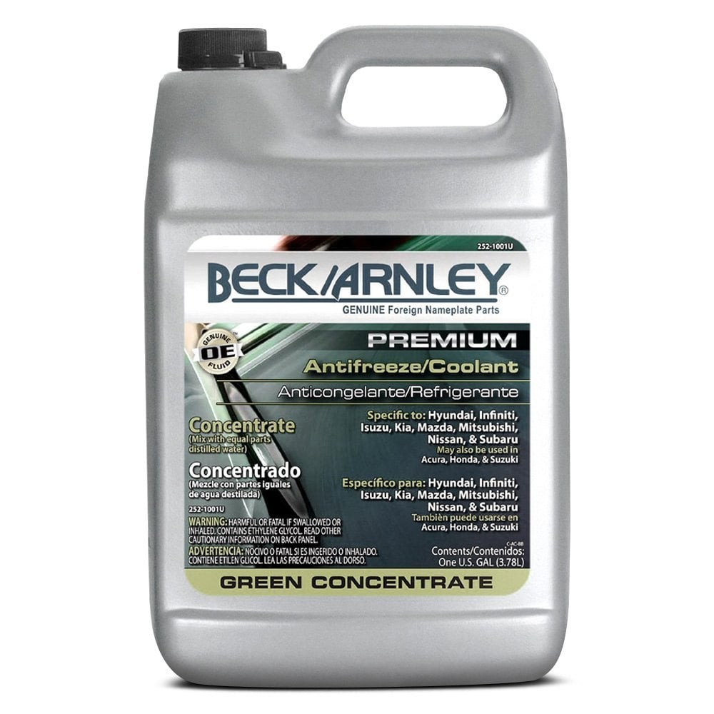 Beck Arnley 252-1001 Premium Concentrated  Engine Coolant, 1 Gallon