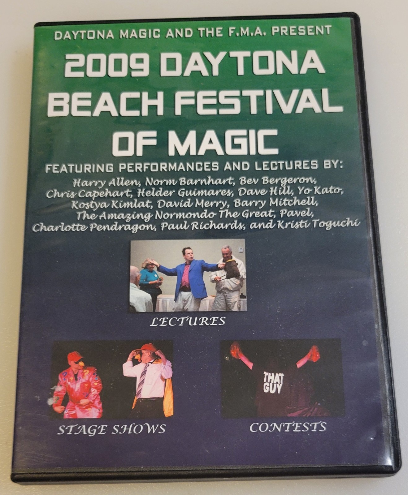 2009 Daytona Beach Festival of Magic~ MAGICIAN PERFORMANCES Lectures TRICKS DVD