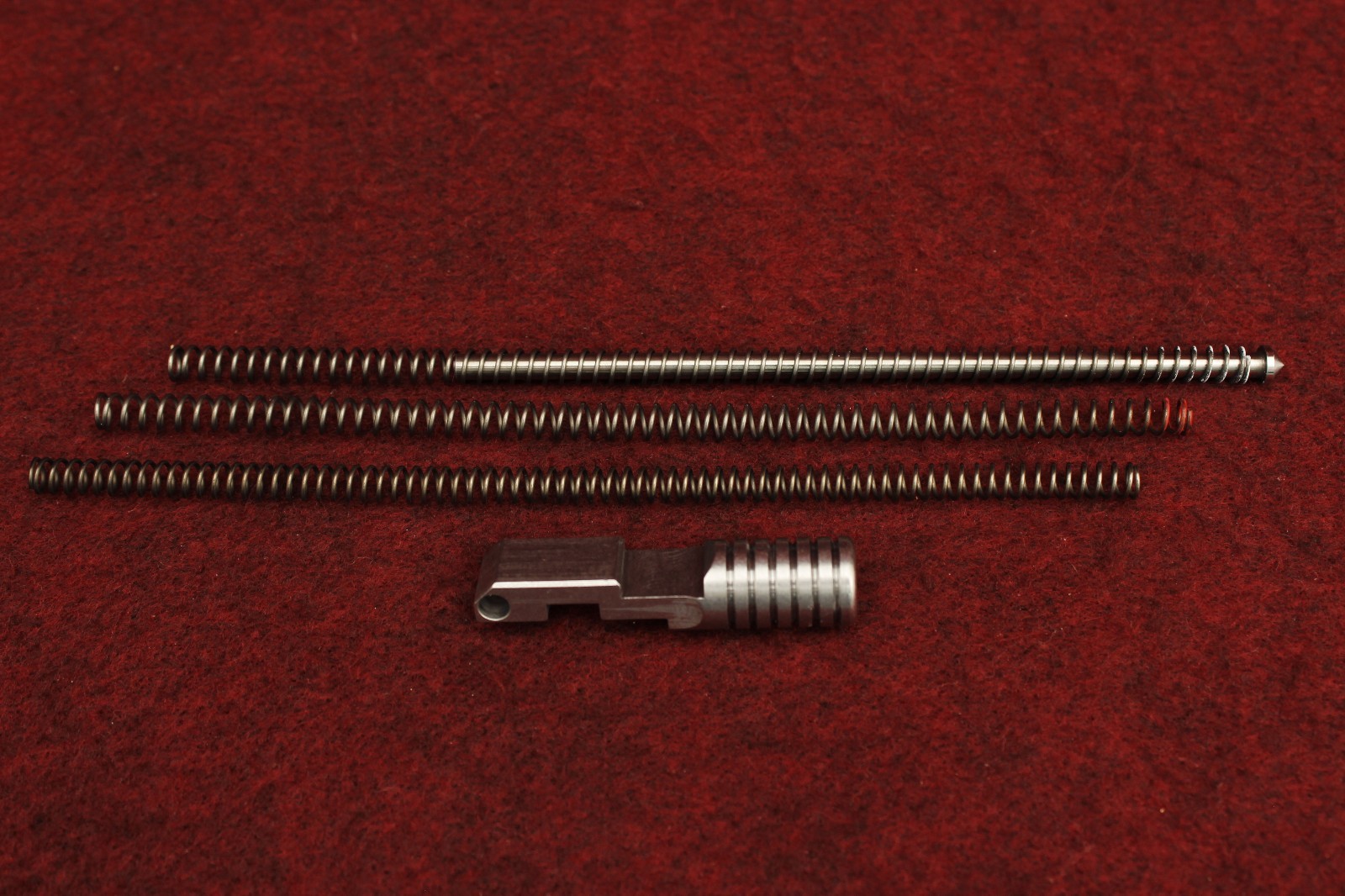 KIDD Bolt Handle Upgrade Charging Assembly in a 10/22® or Ruger®-Silver Ring