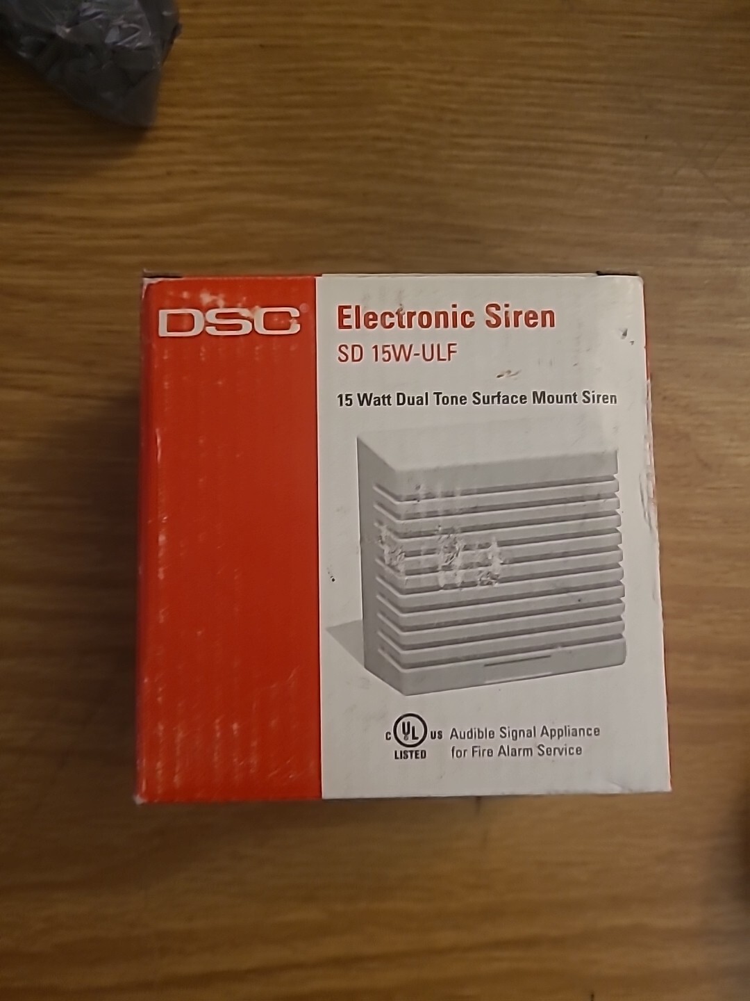 DSC Electronic Siren SD 15W-ULF  15-Watt Dual Tone Surface Mount