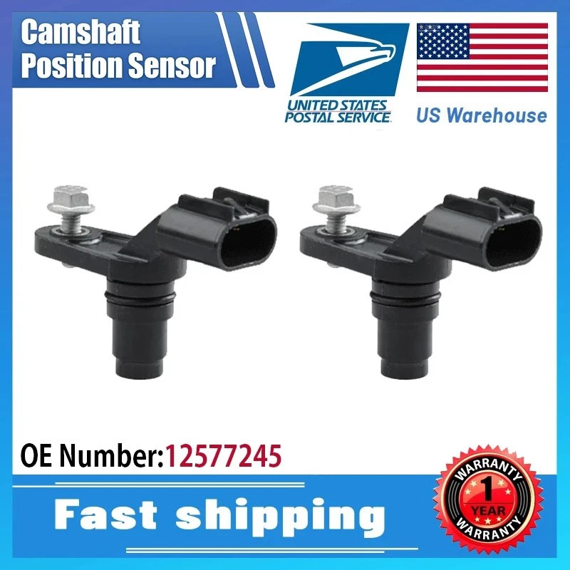 2 Camshaft Position Sensor For Chevy Equinox HHR Impala Malibu 2.0L 2.2L 2.4L US