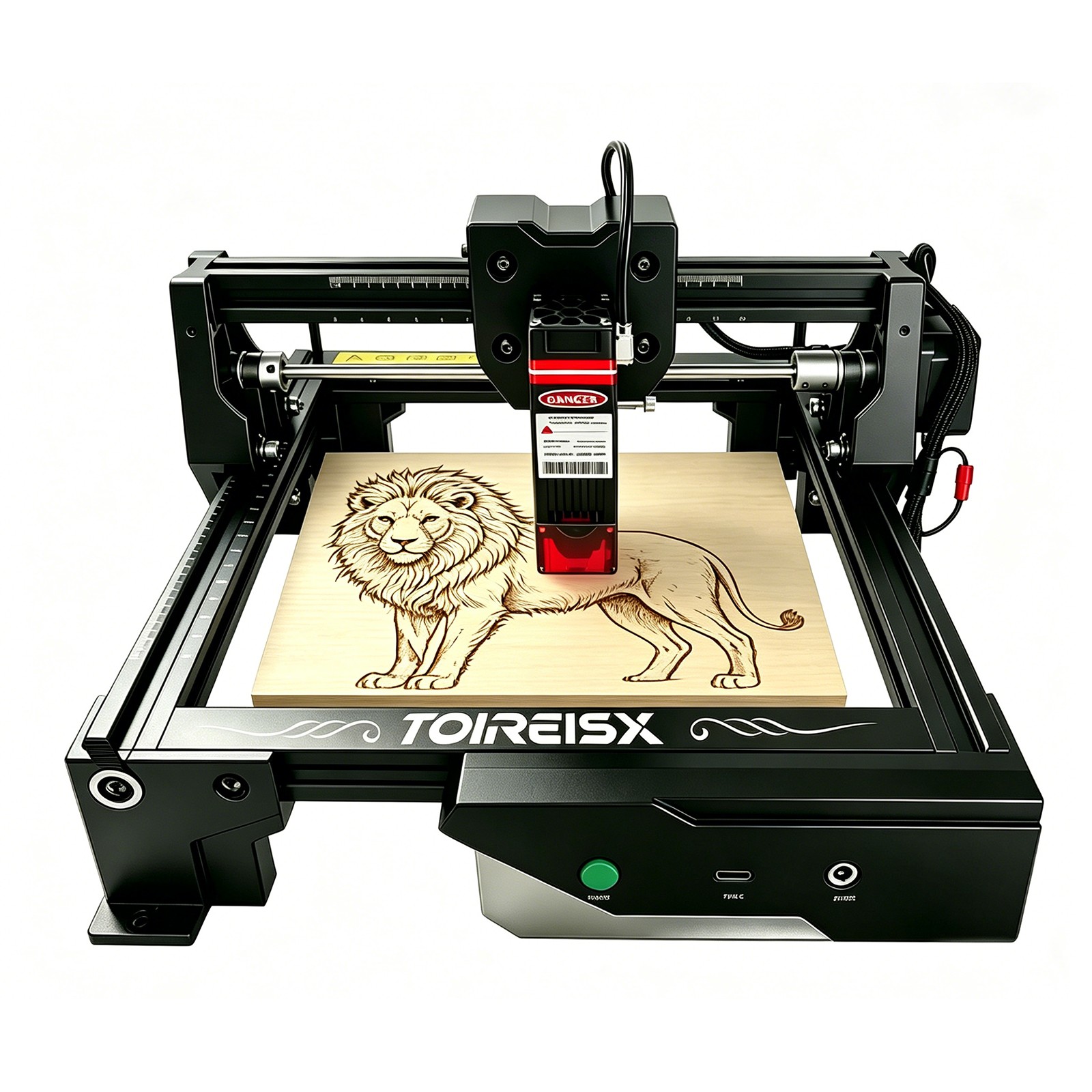 CNC Laser Engraver,Machine,for DIY, wood, acrylic, coated metal, and leather