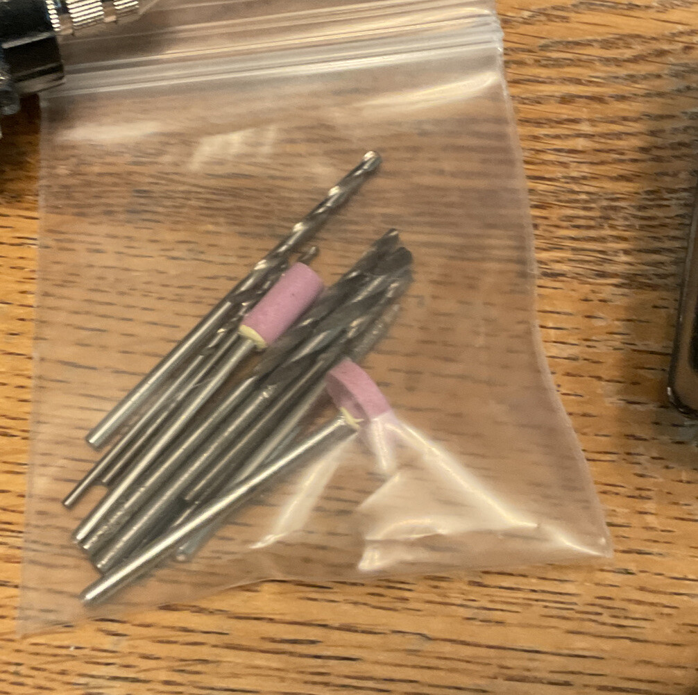 GUC Bionic Ad-19s Drill And Grinder Set, Tested’ With Power Supply And Bits
