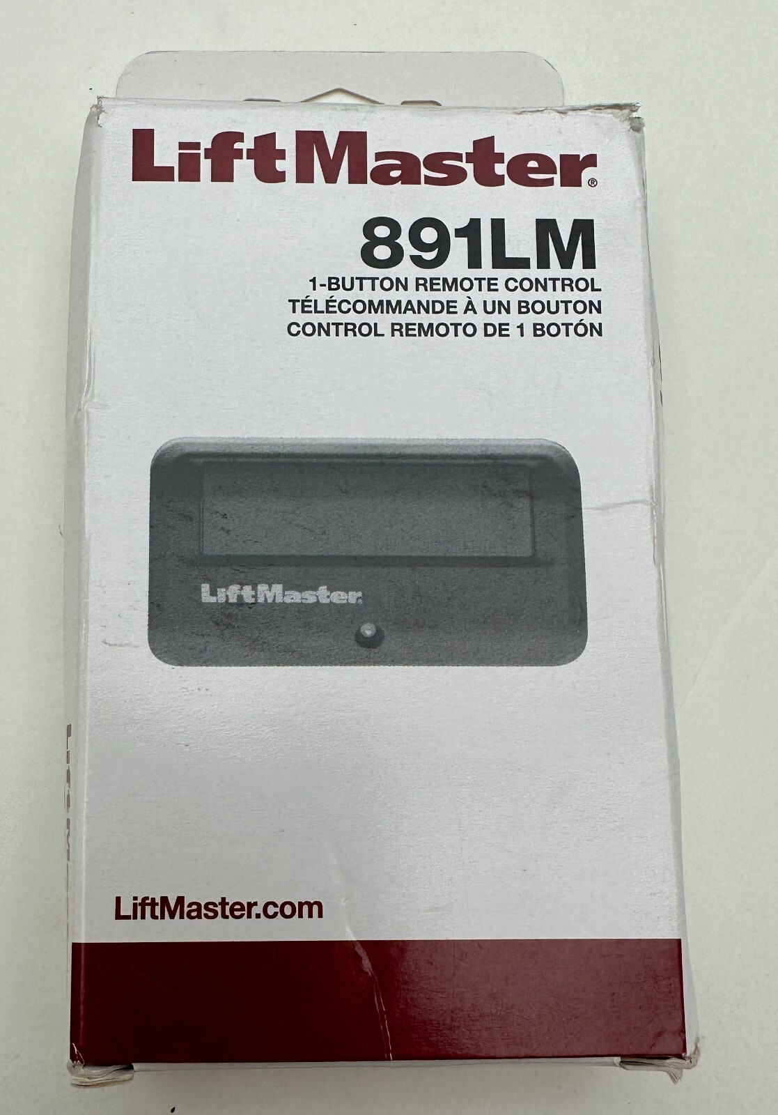 Liftmaster 891LM Garage Door Opener Transmitter 1-Button Remote Control