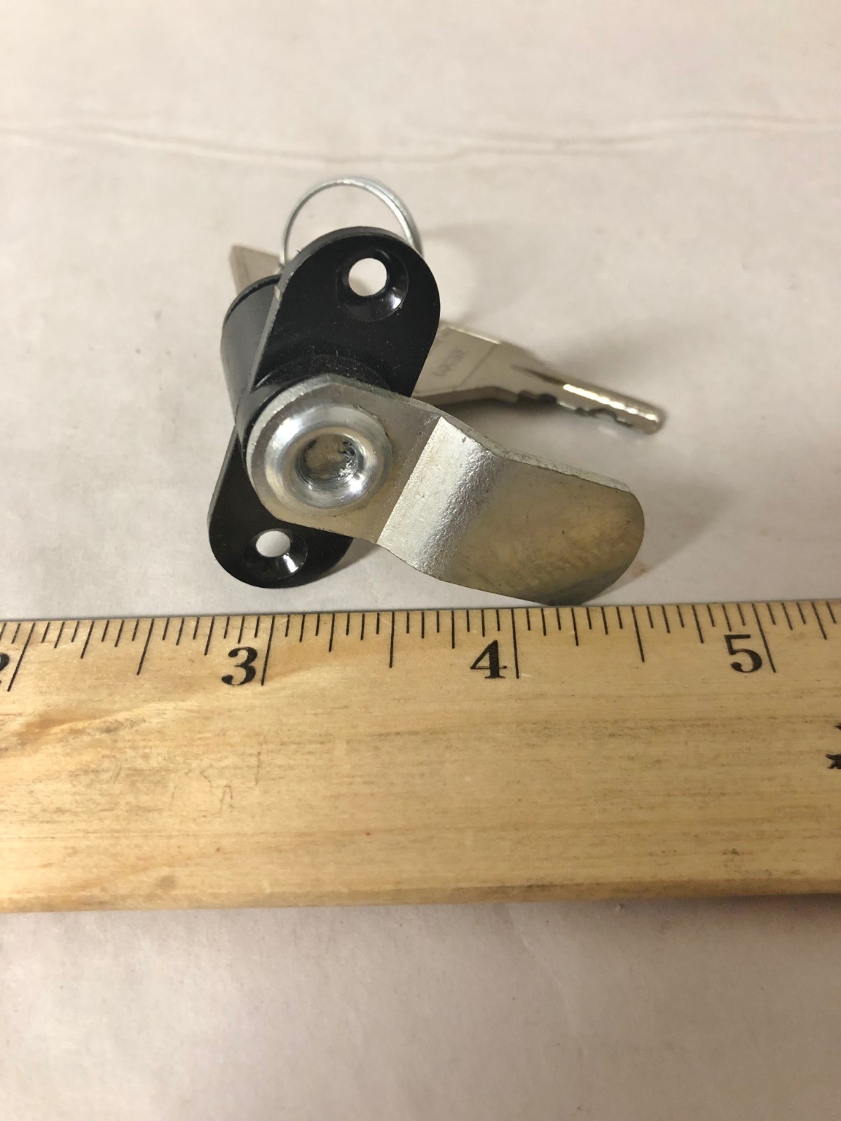 Wesko Cam Lock Black 2-keys per lock Random key numbers #9606
