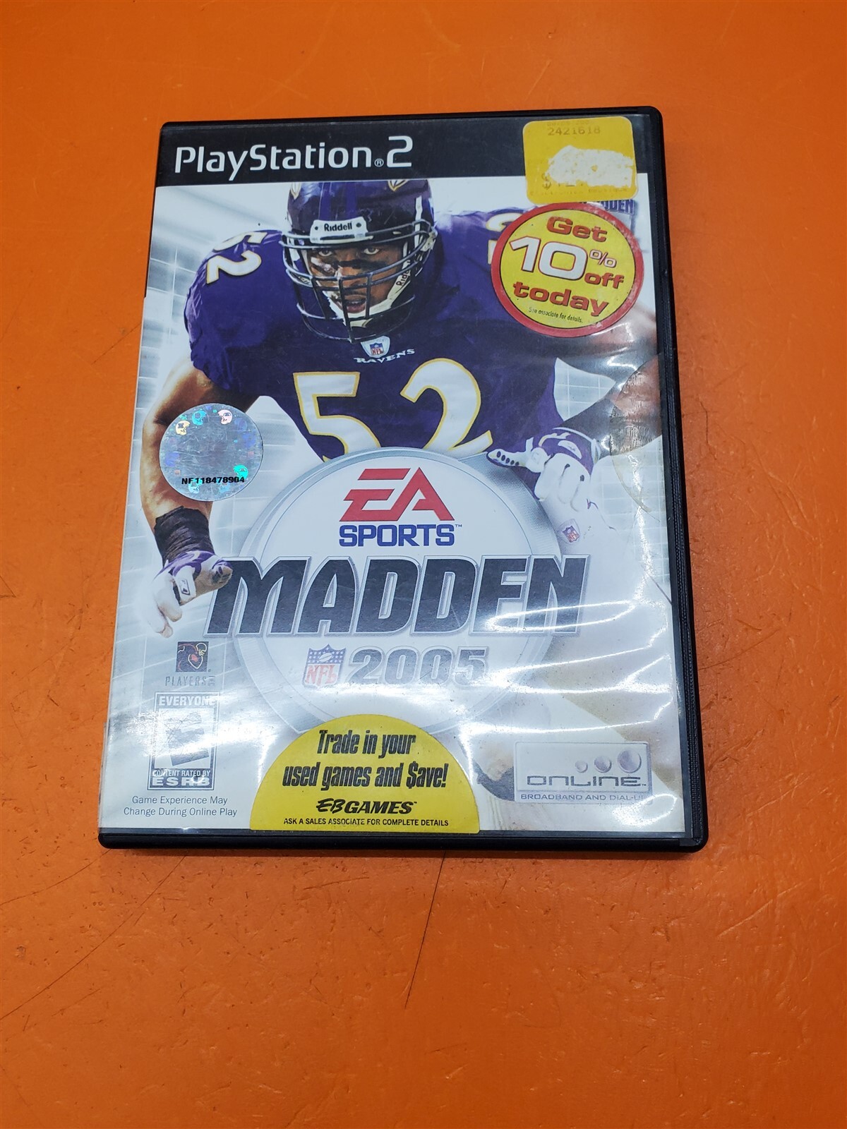 ⭐️⭐️⭐️⭐️⭐️ **CASE ONLY** PS2 EA Sports Madden 2005 No Manual