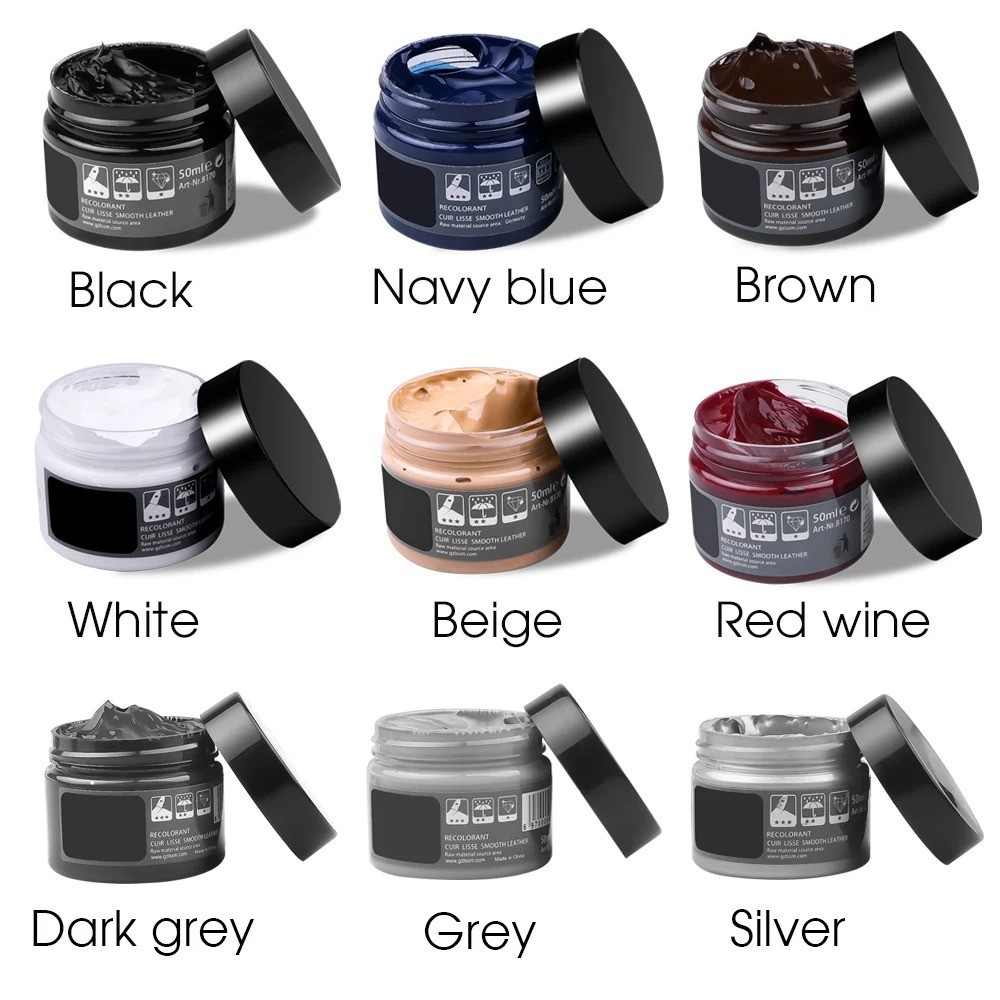Car Leather Repair Kit Liquid Skin Recoloring Balm No Heat Repair Tool Auto Seat