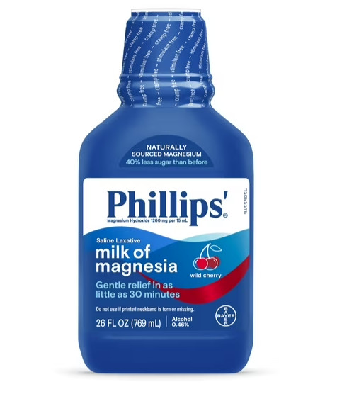 Phillips' Milk of Magnesia Liquid Laxative, Constipation Relief, 26 Fluid Ounces