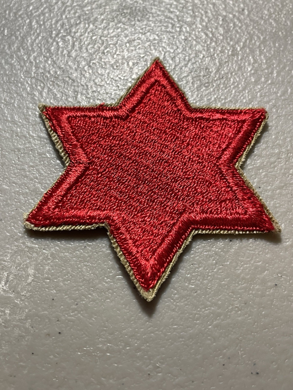 VINTAGE United States Army 6TH INFANTRY DIVISION Patch SSI Dress Color#071525-7