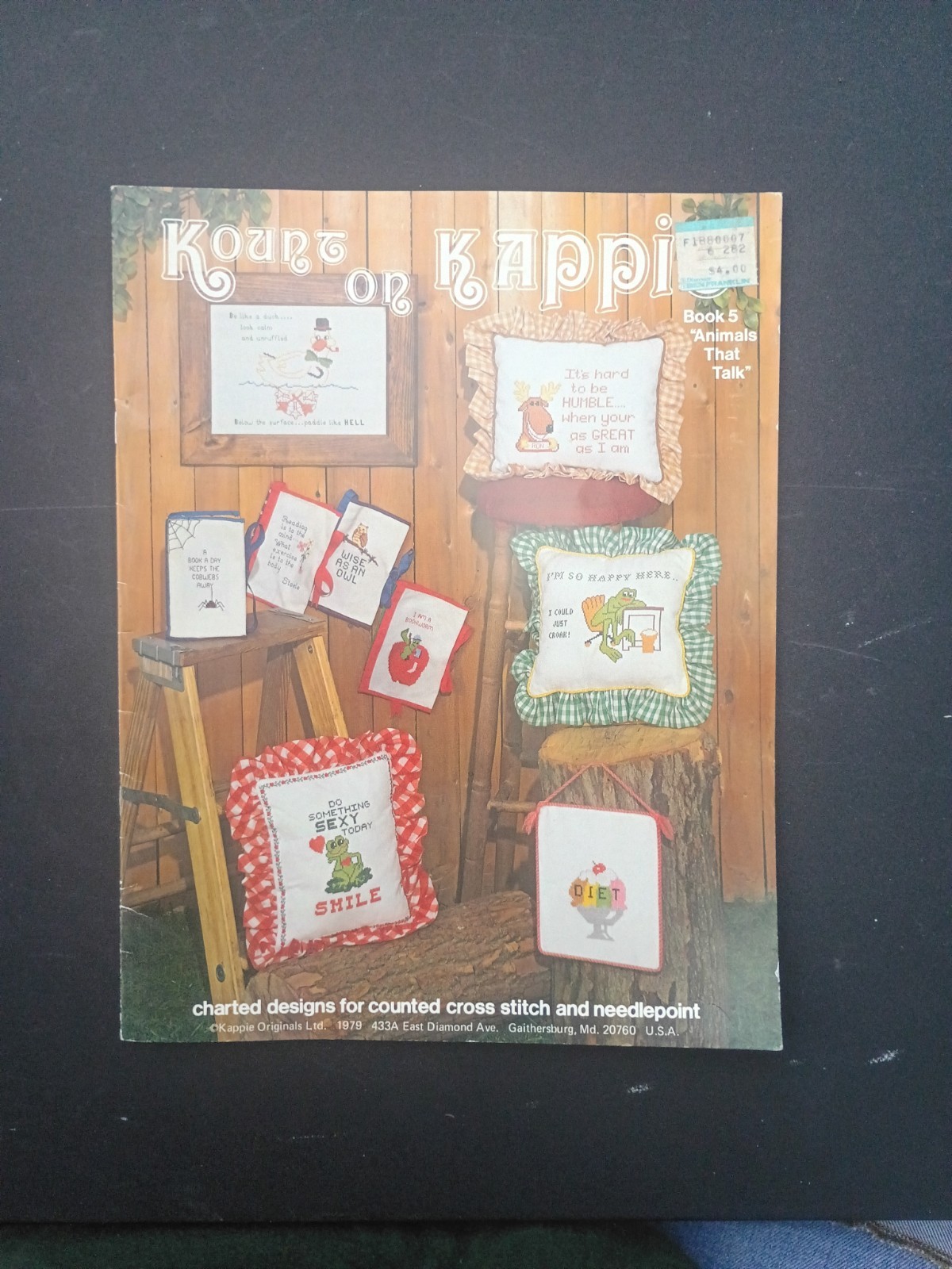 ANIMALS THAT TALK Kount on Kappie - Book 5 Counted Cross Stitch
