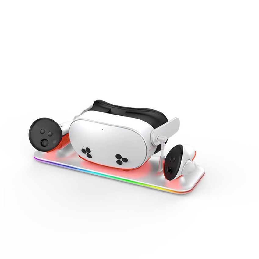Wireless Magnetic Fast Charging Dock for Meta Quest 3S VR Headset Controller