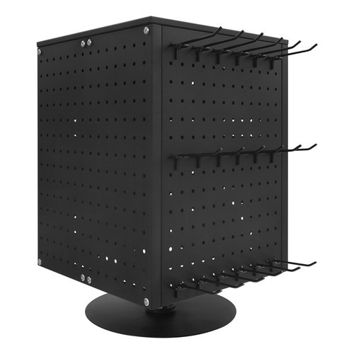 Pegboard Rotating Display Stand 4 Sided Spinning Peg Board Display Peg Board USA