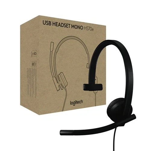 Logitech H570e USB Headset with Microphone for PC and Mac! Brand NEW!