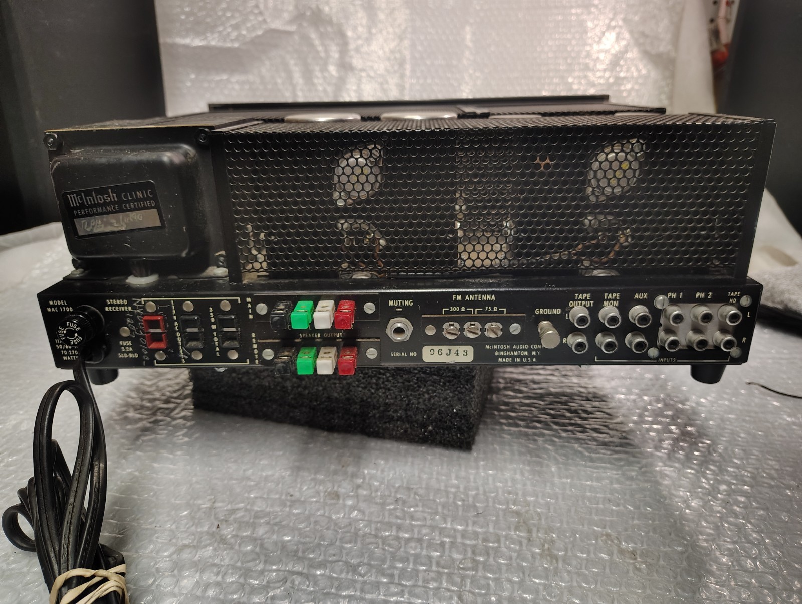 McIntosh MAC 1700 Receiver