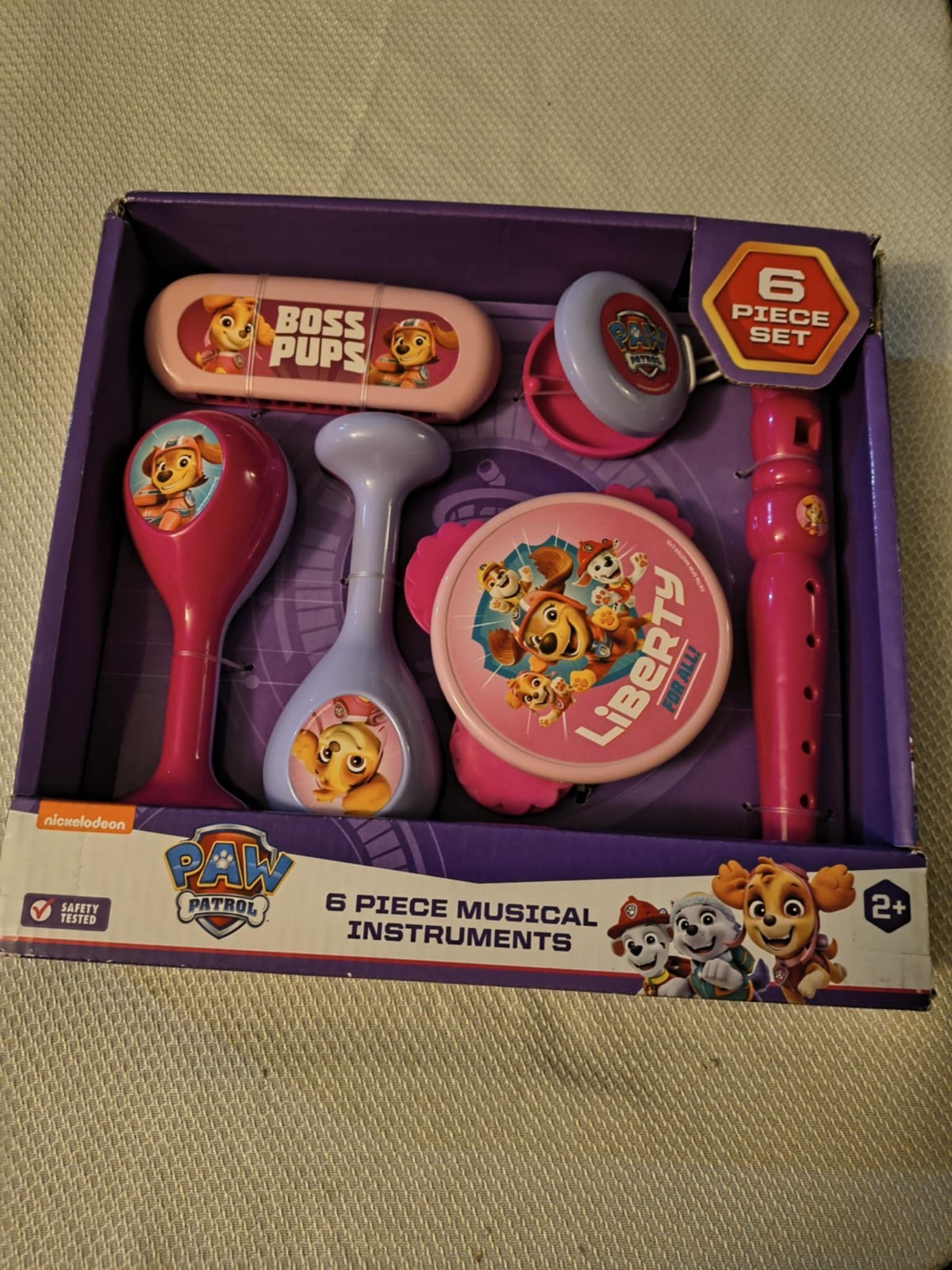 Paw Patrol Baby Musical Instruments Set - 6 Piece Musical Set, Maracas, Music...