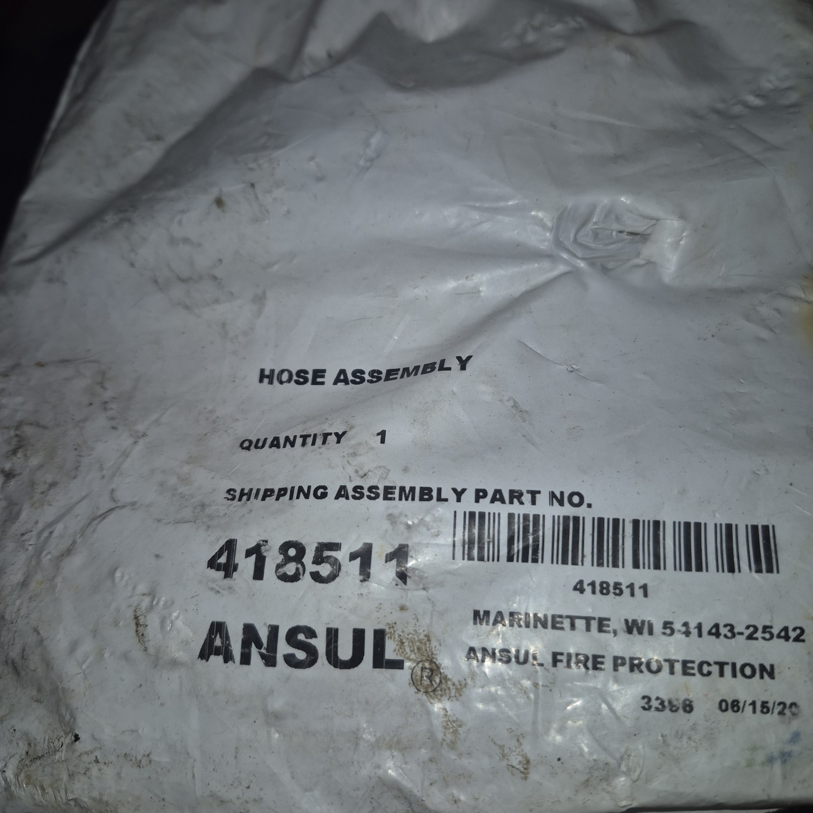 Ansul R-102 Hose Grommet Package - (418511)