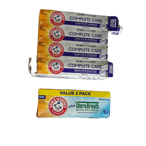 Arm & Hammer Toothpaste Plus TheraBreath & Complete Care Mint Flavor (6 Pack)