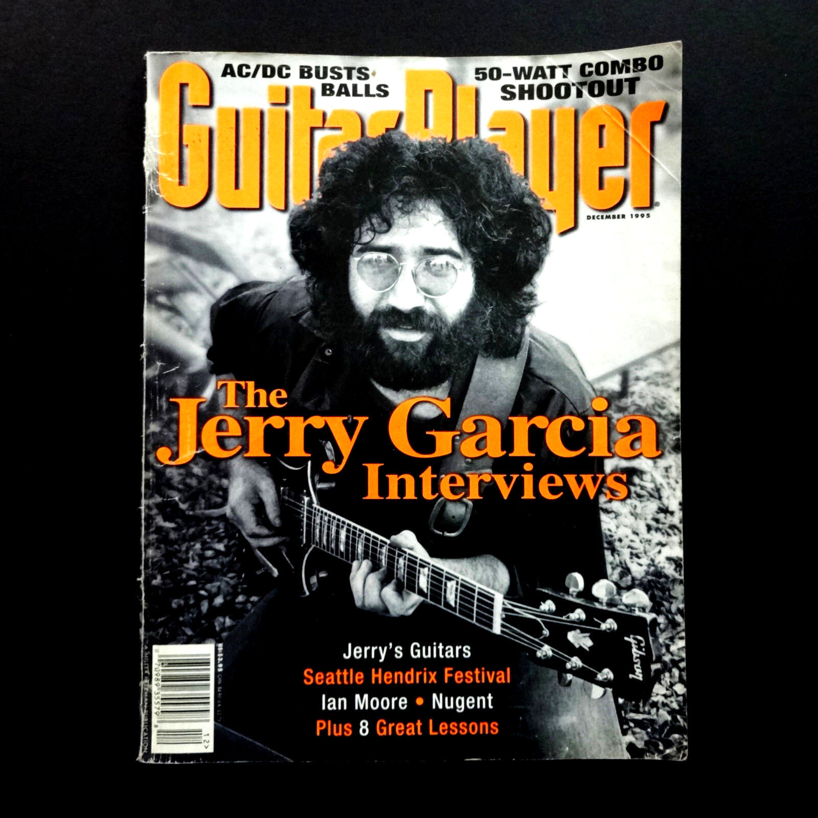 Grateful Dead Jerry Garcia Guitar Player Magazine 1995 December Cover Photo JG