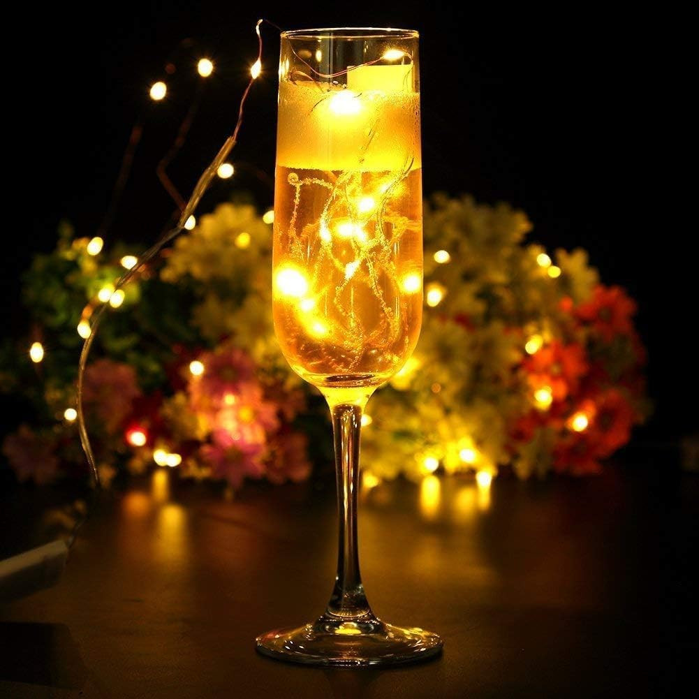 String Lights,Waterproof LED String Lights,10Ft/30 Leds Fairy String Lights