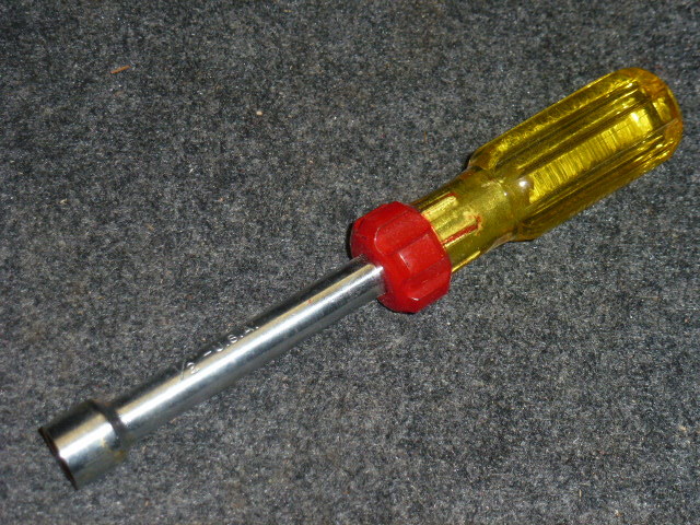NOS! BRIDGEPORT 1/2" PLASTIC HANDLE NUT DRIVER, #478, USA, RARE!