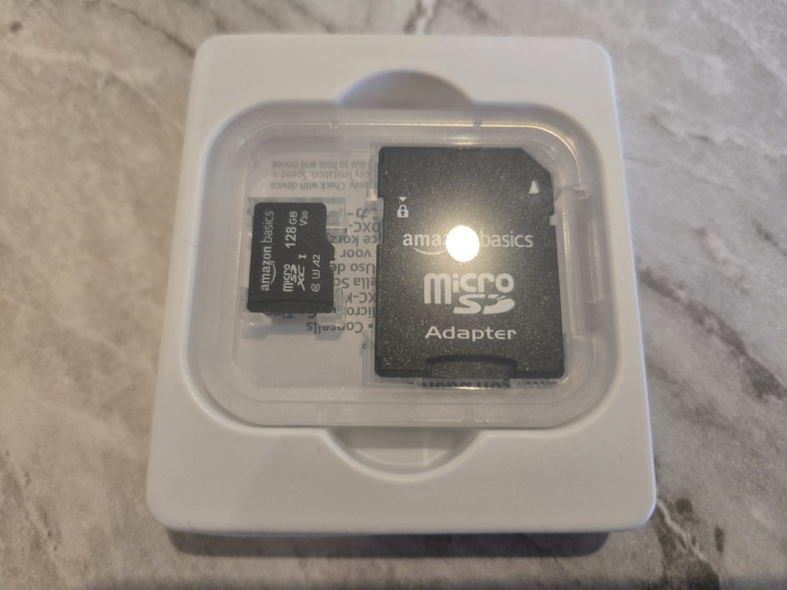 Amazon Basics Micro SDXC Memory Card with Full Size Adapter A2 U3