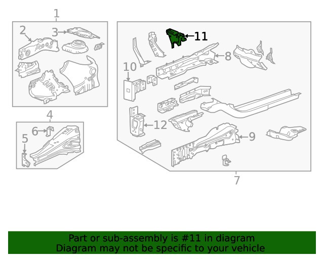 Genuine GM 2012-2016 Sonic Support 95231593