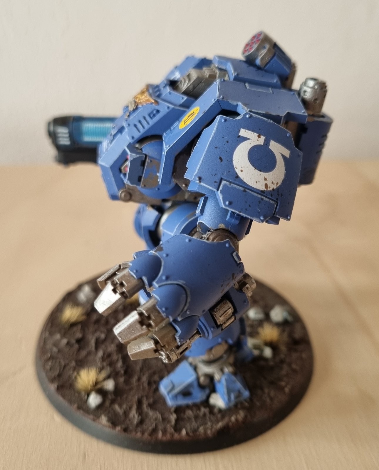 Redemptor Dreadnought Warhammer 40k Ultramarine - MAGNETIZED & Pro Painted