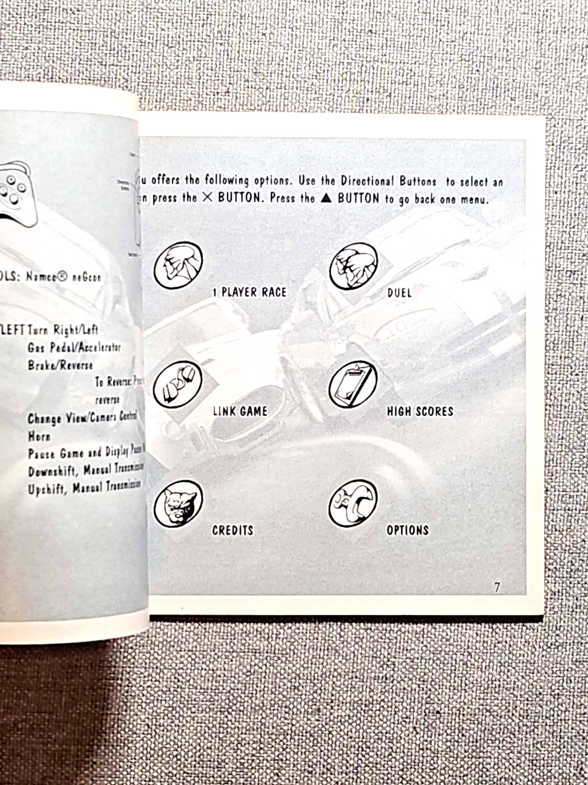 Test Drive 4 Instruction Manual Only - PlayStation