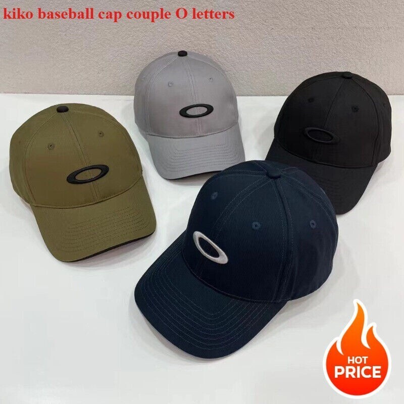 Oakley Tincan Cap Mens Size L/XL Plain Black Grey Logo O Fit Baseball Hat