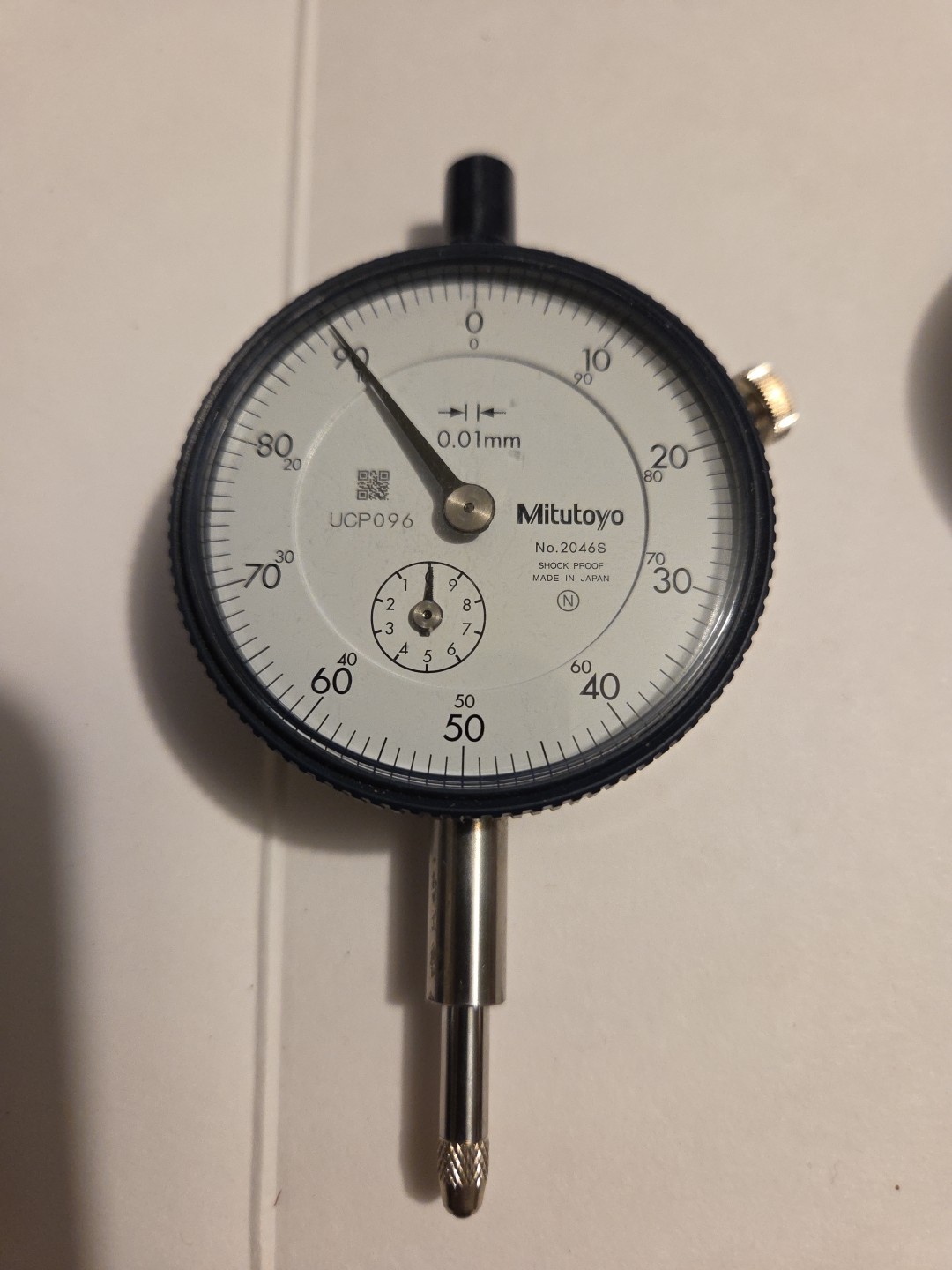 Mitutoyo 2046S Dial Indicator .01 X 10MM