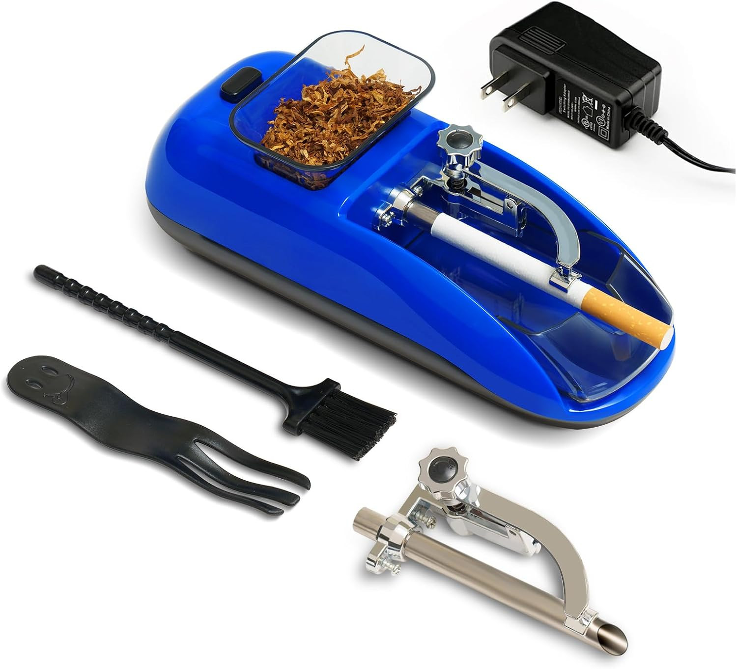 Cigarette Machine Automatic Electric Rolling Roller Tobacco Injector Maker US