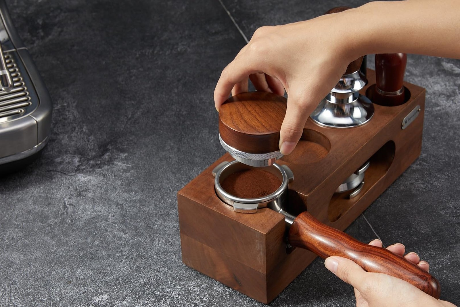 54mm distributor called Adjustable Depth espresso leveler Compatible with Bre...
