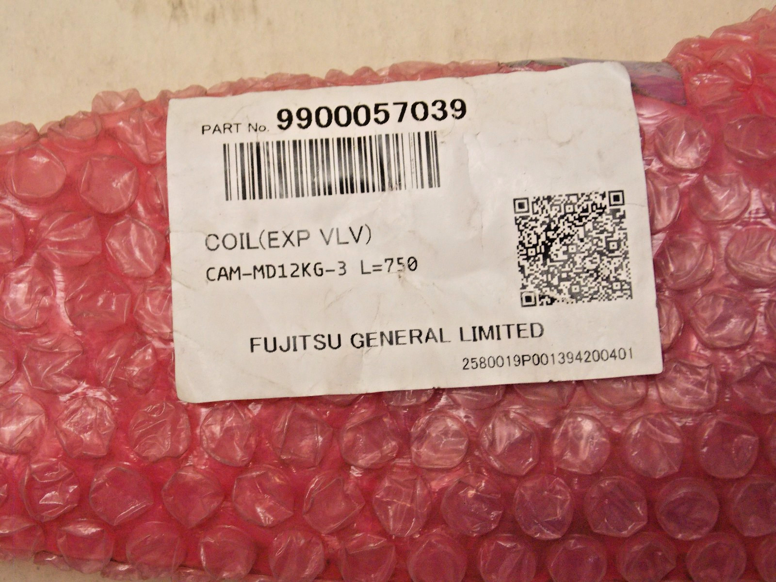 Fujitsu 9900057039 EXPANSION VALVE COIL