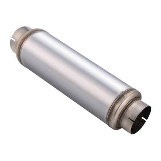5 Inch Exhaust Muffler, 5" Inlet/Outlet 30" Overall Length Resonator,