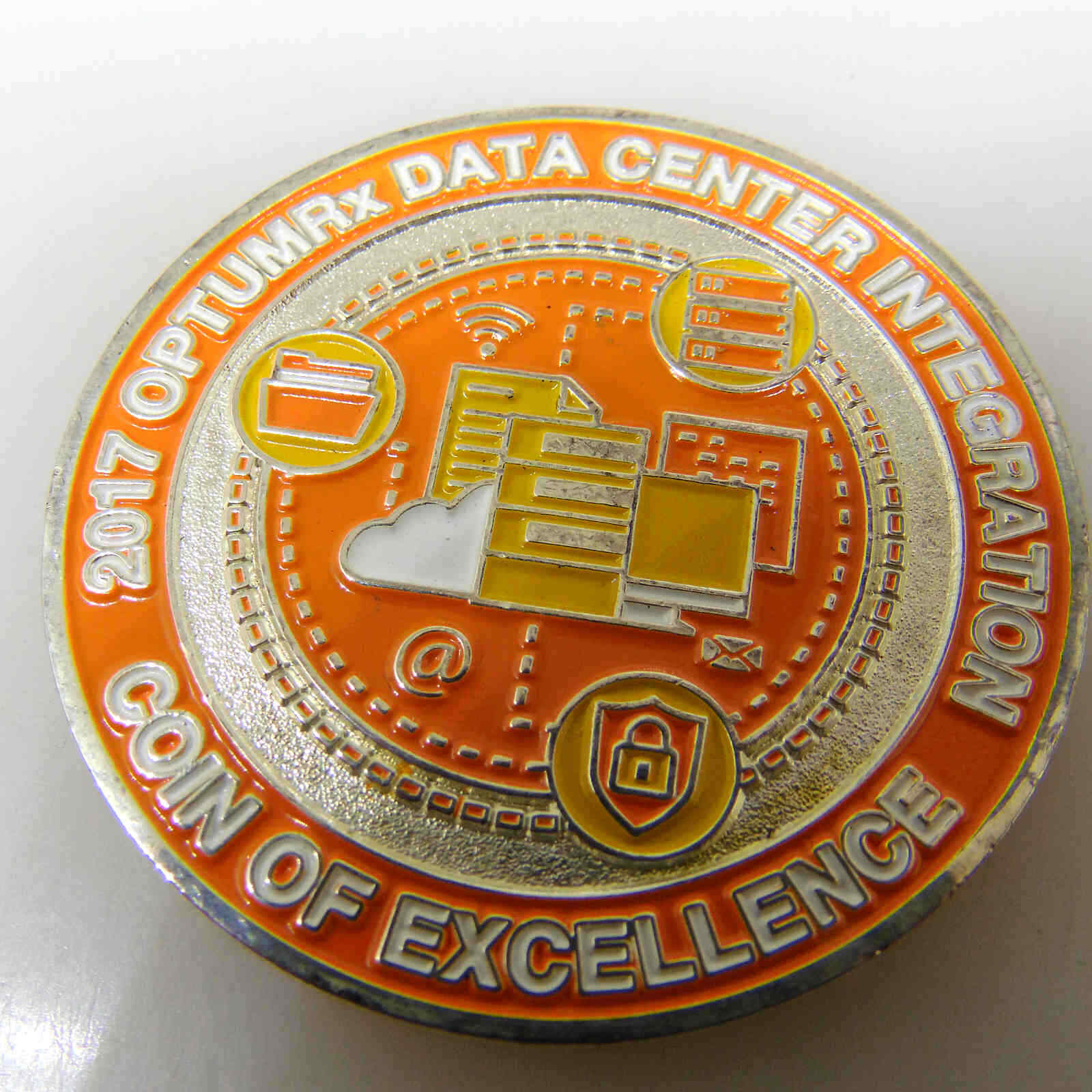 2017 OPTUMRX DATA CENTER INTEGRATION CHALLENGE COIN