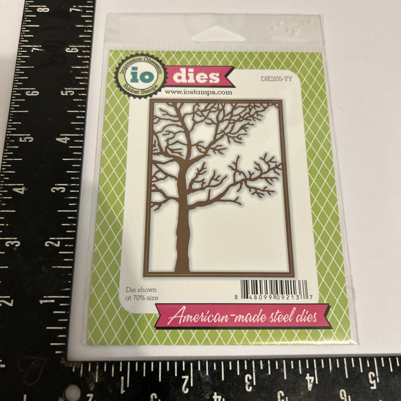 IMPRESSION OBSESSION DIE205-YY FRAME TREE METAL DIE NEW