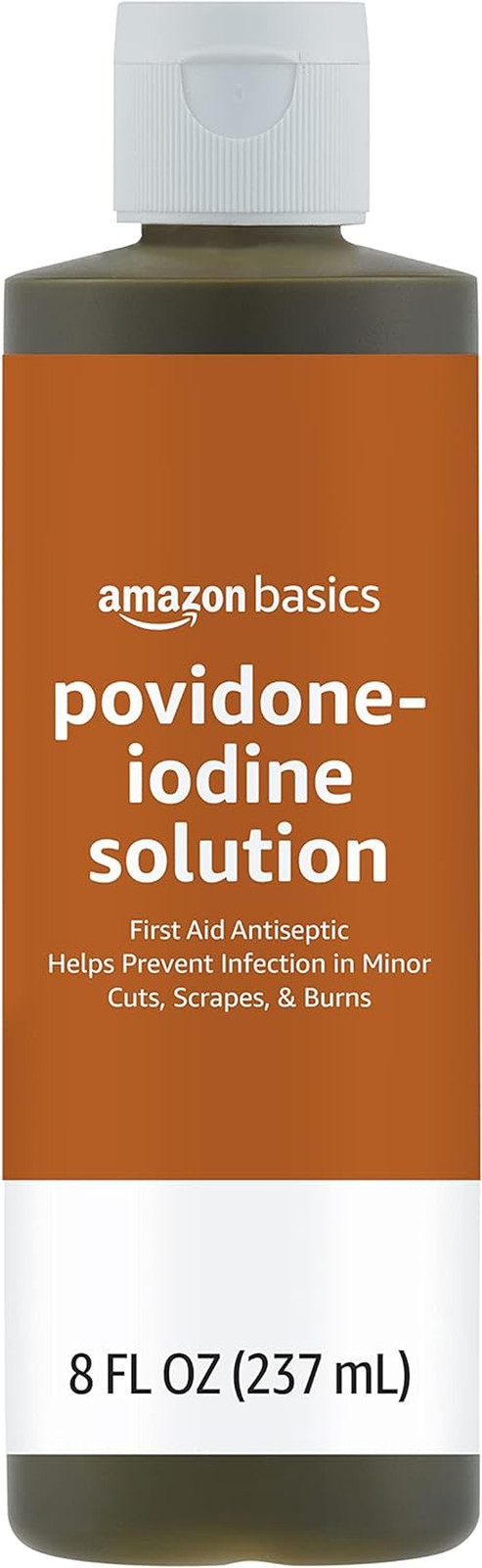 Amazon Basics First Aid Antiseptic, 10% Povidone Iodine Solution First Aid Antis
