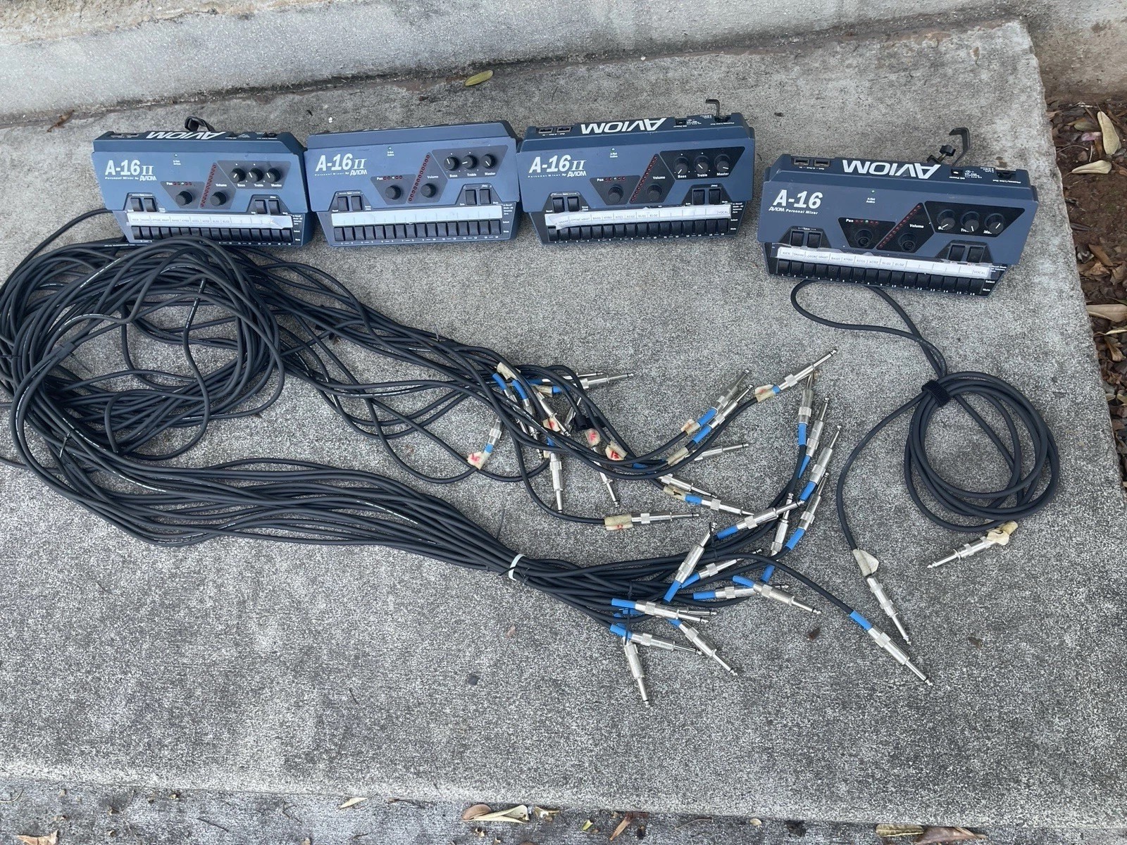 Aviom A-16II Personal Mixer (lot of 3) A-16 (one) For Parts Only