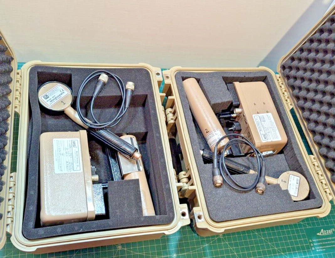 NORM Ludlum Model 2241-2 Digital Survey Meter 2x Probes + Case 2026 CALIBRATION!