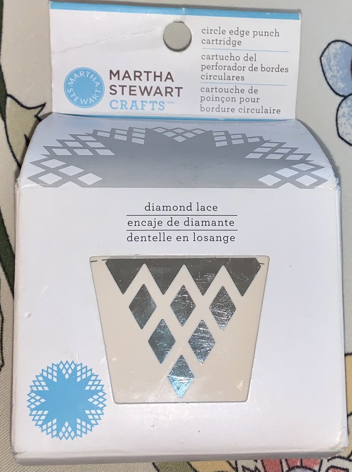 Martha Stewart Diamond Lace Circle Edge Punch Cartridge Crafts Scrapbooking