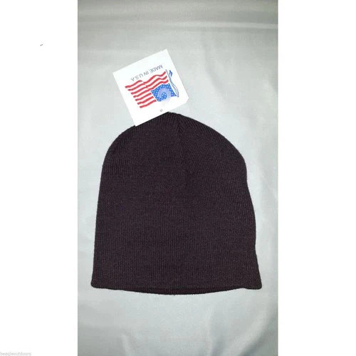 Liberty Mountain Acrylic Dark Brown Beanie Hat Winter Sports 111472