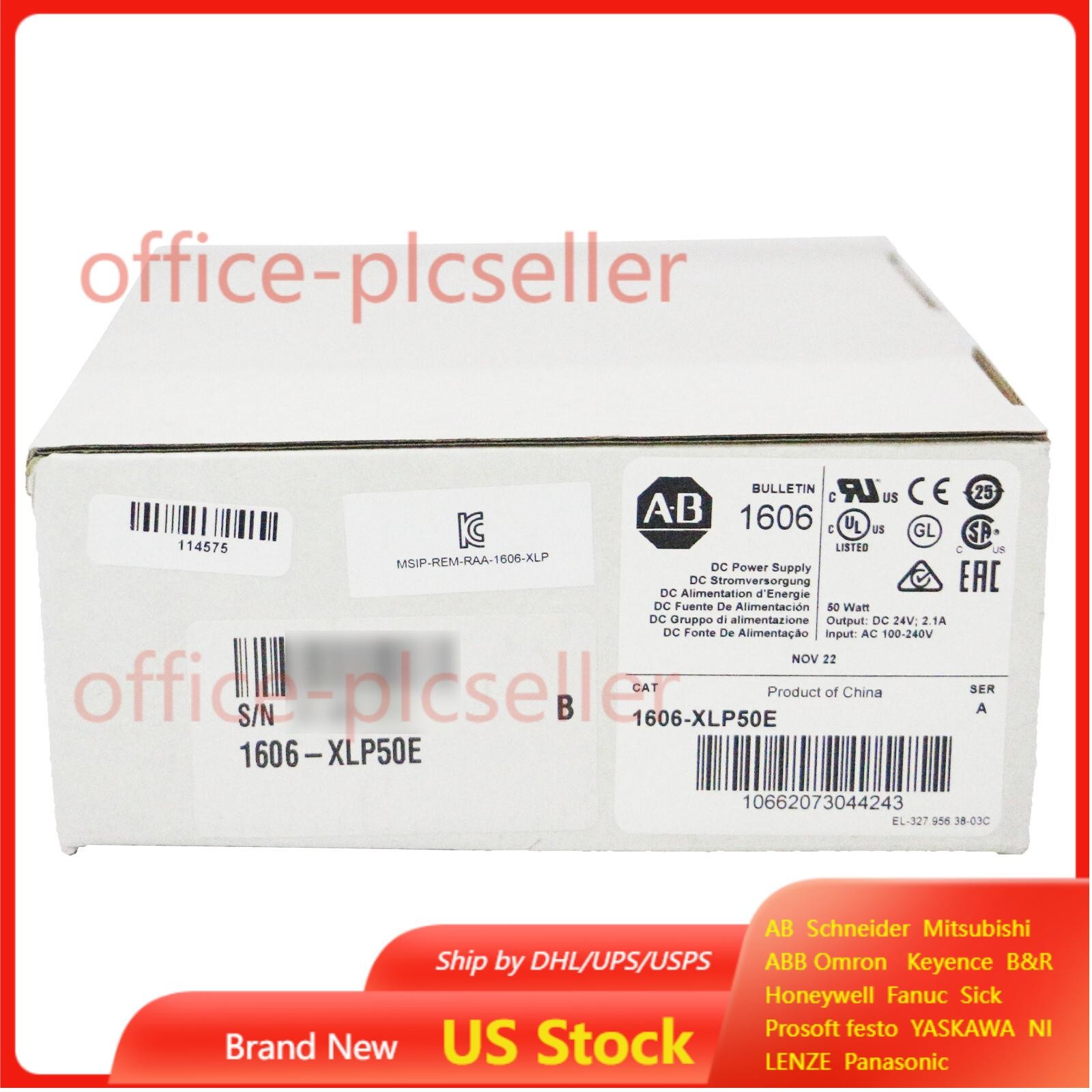 1606-XLP50E NEW AB Power Supply In Box 1606XLP50E AB US Free Tax