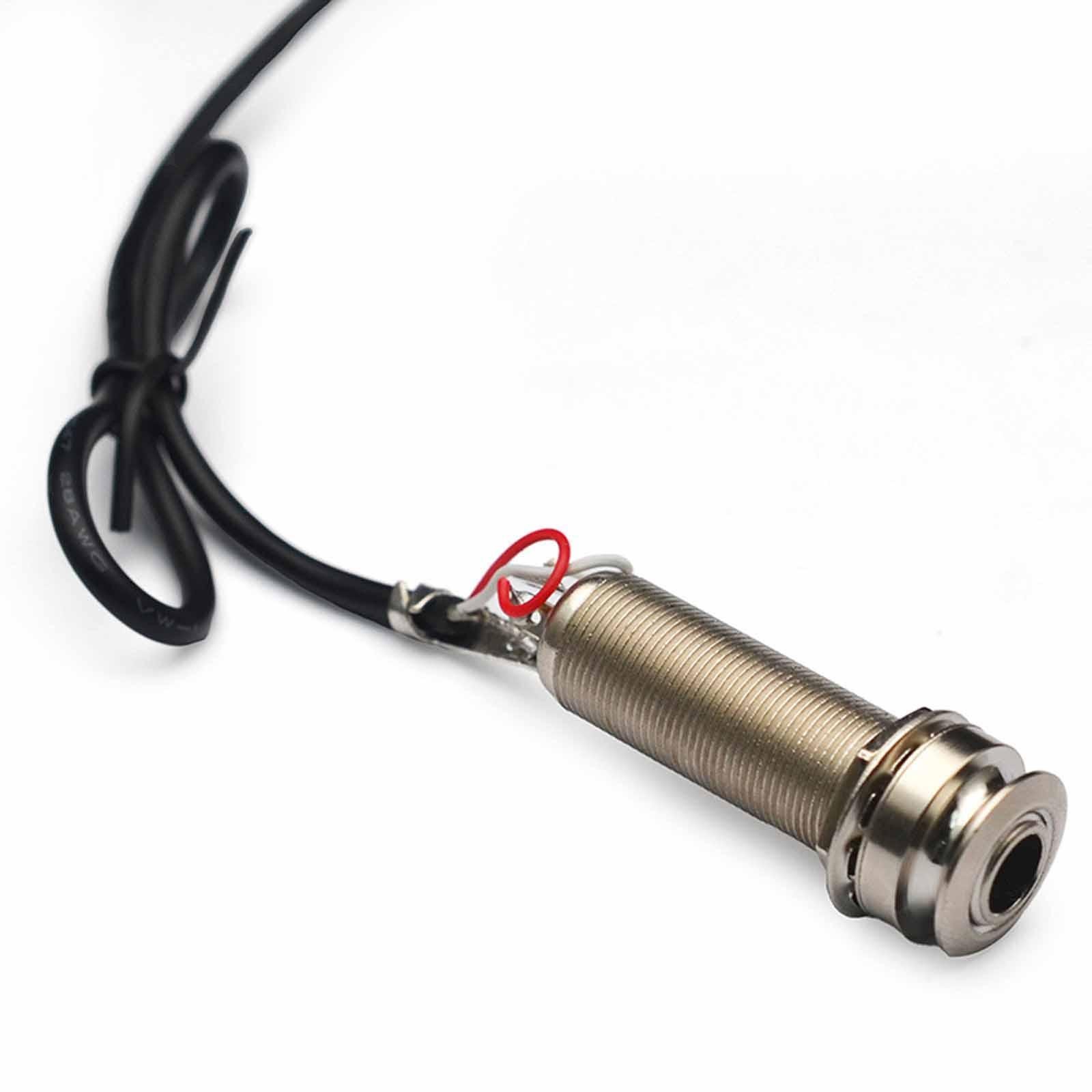 Ukulele Piezo Pickup Soundhole Mount Guitar Active Pickup